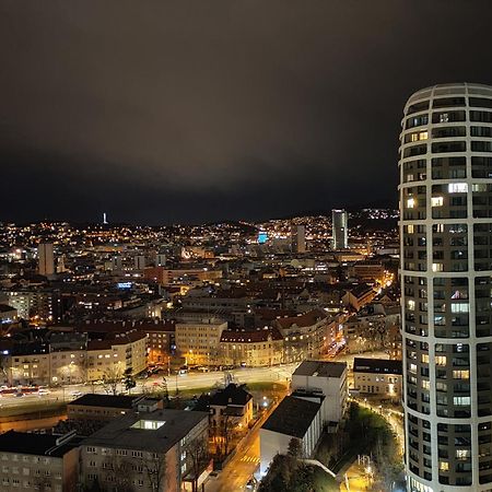 Sag Romantic 22 Floor Panorama City Free Parking Free Wifi Bratislava Eksteriør bilde
