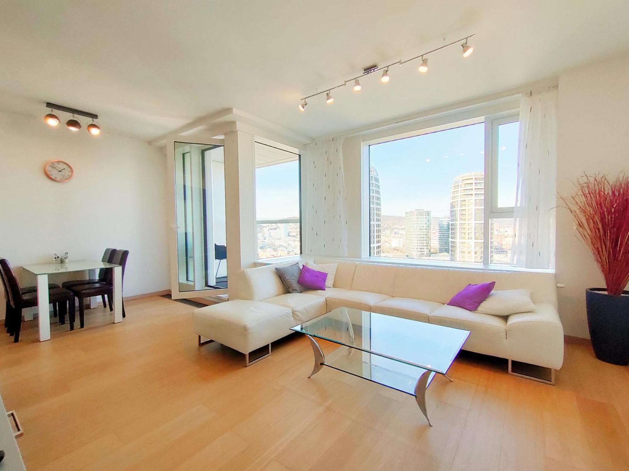 Sag Romantic 22 Floor Panorama City Free Parking Free Wifi Bratislava Eksteriør bilde